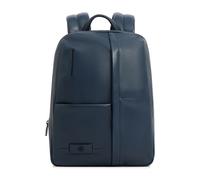 Piquadro - Sac à dos extensible pour ordinateur portable 14" - Homme - Sacs - Bleu - Taille: ONE Size