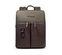 Piquadro - Sac à dos mince pour ordinateur et iPad® avec protections antichoc et Rfid- extensible - Homme - Sacs - Vert - Taille: ONE Size