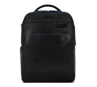 PIQUADRO Sac à dos noir pour femme et homme - Blue Square Revamp Computer Backpack Anti-Theft 235436