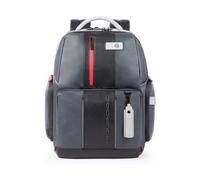 Piquadro - Sac à dos pour ordinateur 15-6 avec LED - Homme - Sacs - Noir - Taille: ONE Size