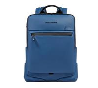 Piquadro - Sac à dos pour ordinateur portable 14" résistant à l'eau - Homme - Sacs - Bleu - Taille: ONE Size