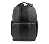 Piquadro - Sac à dos pour ordinateur portable Fast-check 15-6" - Homme - Sacs - Gris - Taille: ONE Size