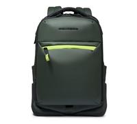 Piquadro - Sac à dos sous siège résistant à l'eau - Tissu de qualité supérieure - Vert olive - Homme