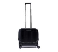 Piquadro - Sac à Dos Trolley pour Ordinateur Portable 15,6 Pouces - Polycarbonate Durable - Noir Mat - Modèles Homme et Femme