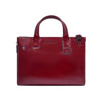Piquadro Sac à ordinateur mince 14" personnalisable Homme cuir rouge