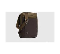 Piquadro Black Square Sac à bandoulière Cuir véritable 17 cm olive