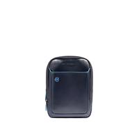 Piquadro - Sac bandoulière en cuir pour iPad mini - Homme - Sacs - Bleu - Taille: ONE Size