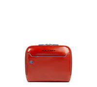 Piquadro - Sac Bandoulière Horizontal en Cuir - Femme - Sacs - Rouge - Taille: ONE Size