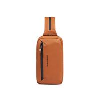 Piquadro Sac de poitrine déperlant Homme tissu orange brique