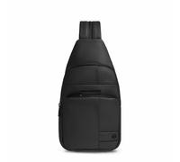 Piquadro Sac de poitrine homme déperlant Homme tissu noir