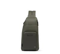 Piquadro Sac de poitrine pour iPadmini Homme cuir vert/vert foncé