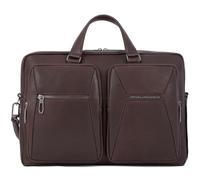 PIQUADRO, Sac d'ordinateur avec iPad©Pro 12,9" compartment, 2 d, tête de moro, marron foncé