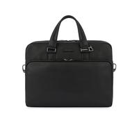 Piquadro - Sac d'ordinateur en cuir avec compartimemt pour iPad®Pro 12 -9 et protection antichoc - Homme - Sacs - Noir - Taille: ONE Size