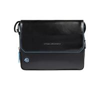 Piquadro - Sac bandoulière homme personnalisable en cuir avec compartiment pour iPad®mini et protection Rfid - Homme - Sacs - Noir - Taille: ONE Size