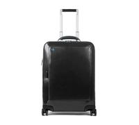 Piquadro - Sac trolley en cuir noir pour PC et iPad - Femme - Valises - Noir - Taille: ONE Size