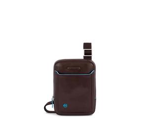 Piquadro - Sacoche bandoulière avec rangements et - Homme - Sacs - Brun - Taille: ONE Size