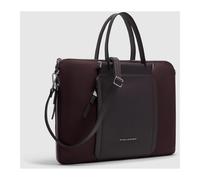 Piquadro - Sacoche d'ordinateur portable fine et extensible 15-6" - Femme - Sacs - Brun - Taille: ONE Size