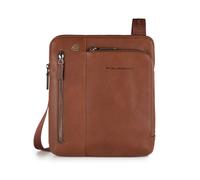 Piquadro Black Square Sac à bandoulière en cuir 24 cm brun