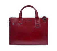 Piquadro Blue Square Sac de shopper Cuir 38 cm Compartiment pour ordinateur portable avec soufflet d'extension rouge