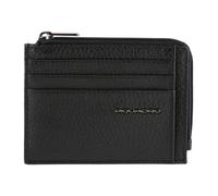 Piquadro, Homme, Accessoires, Noir, Taille: ONE Size Porte-monnaie zippé avec porte-cartes de crédit, porte-documents et protection Rfid