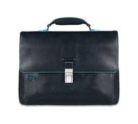 Piquadro - Serviette pour ordinateur portable extensible 15-6" - Homme - Sacs - Bleu - Taille: ONE Size
