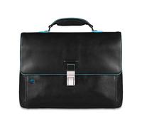 Piquadro - Serviette pour ordinateur portable extensible 15-6" - Homme - Sacs - Noir - Taille: ONE Size