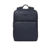 Piquadro - Slim laptop backpack 14 - Homme - Sacs - Bleu - Taille: ONE Size