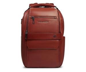Piquadro Solm Daypack Cuir 39 cm Compartiment pour ordinateur portable brun