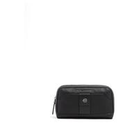 Piquadro Tebe Sac à bandoulière Cuir véritable 22 cm noir
