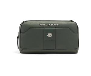Piquadro - Tebe Clutch - Homme - Sacs - Vert - Taille: ONE Size