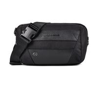Piquadro Trakai Cuir véritable 14.5 cm noir