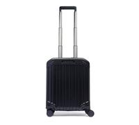 Piquadro - Trolley Cabine Matériau Technique Résistant - Unisexe - Noir Mat | Coque robuste, Élégant et Professionnel, Poignée télescopique, Déplacements professionnels, Business, Cadenas Intégré