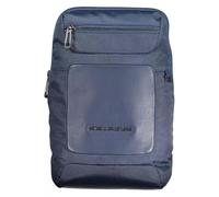 PIQUADRO Une épaule en cuir et tissu monoépaule pour homme, bleu, S, Business