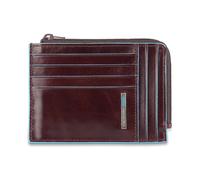 Piquadro, unisex, Accessoires, Brun, Taille: ONE Size Portefeuille Rfid Marron Foncé Coupe Horizontale