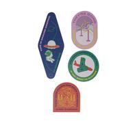 Piquadro, unisex, Sacs, Multicolore, Taille: ONE Size Ac5394Skr Jeu d'autocollants pour valises