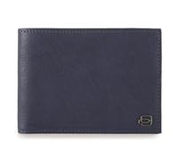 Piquadro Uomo Porte-monnaie en cuir 12,5 cm bleu