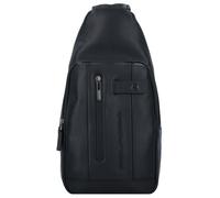 Piquadro Urban Cuir véritable 39 cm noir