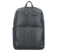 Piquadro Urban sac à dos en cuir 39 cm compartiment pour ordinateur portable noir