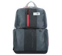 Piquadro Urban Sac à dos professionnel Protection RFID Cuir véritable 39 cm Compartiment ordinateur gris