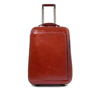 Piquadro Valise à roulettes Cabine avec Housse à vêtements Unisex Cuir Orange
