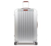 Piquadro Valise cabine à 4 roues en Aluminium, 79 cm couleur argent