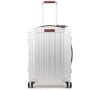 Piquadro Valise cabine en aluminium à 4 roues, 55 cm couleur argent