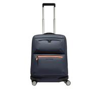 Piquadro Corner 4 roulettes Trolley de cabine 55 cm bleu