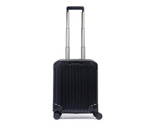 Piquadro - Valise Cabine - Matériau Technique résistant - Couleur : Noir Mat - Homme/Femme