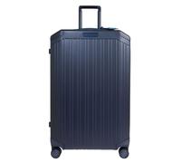 Piquadro Valise cabine PQ-Alub à 4 roues en aluminium, 79 cm bleu
