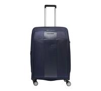 Piquadro - Valise de taille moyenne- extensible- 4 roues - Homme - Valises - Bleu - Taille: ONE Size