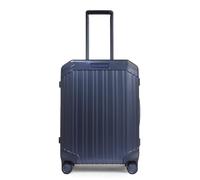 Piquadro Valise Trolley Cabine à 4 Roues Unisex métal et Cuir Bleu Nuit