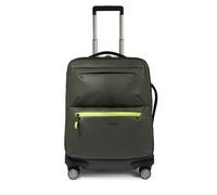 Piquadro Valise Trolley Cabine Mince déperlante à 4 Roues Homme Tissu Vert