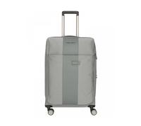 Piquadro - Valise Trolley Extensible en Nylon et PVC - Femme - Valises - Gris - Taille: ONE Size