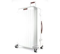 Piquadro Valise Trolley Grand à 4 Roues Unisex métal et Cuir Gris/Cuir